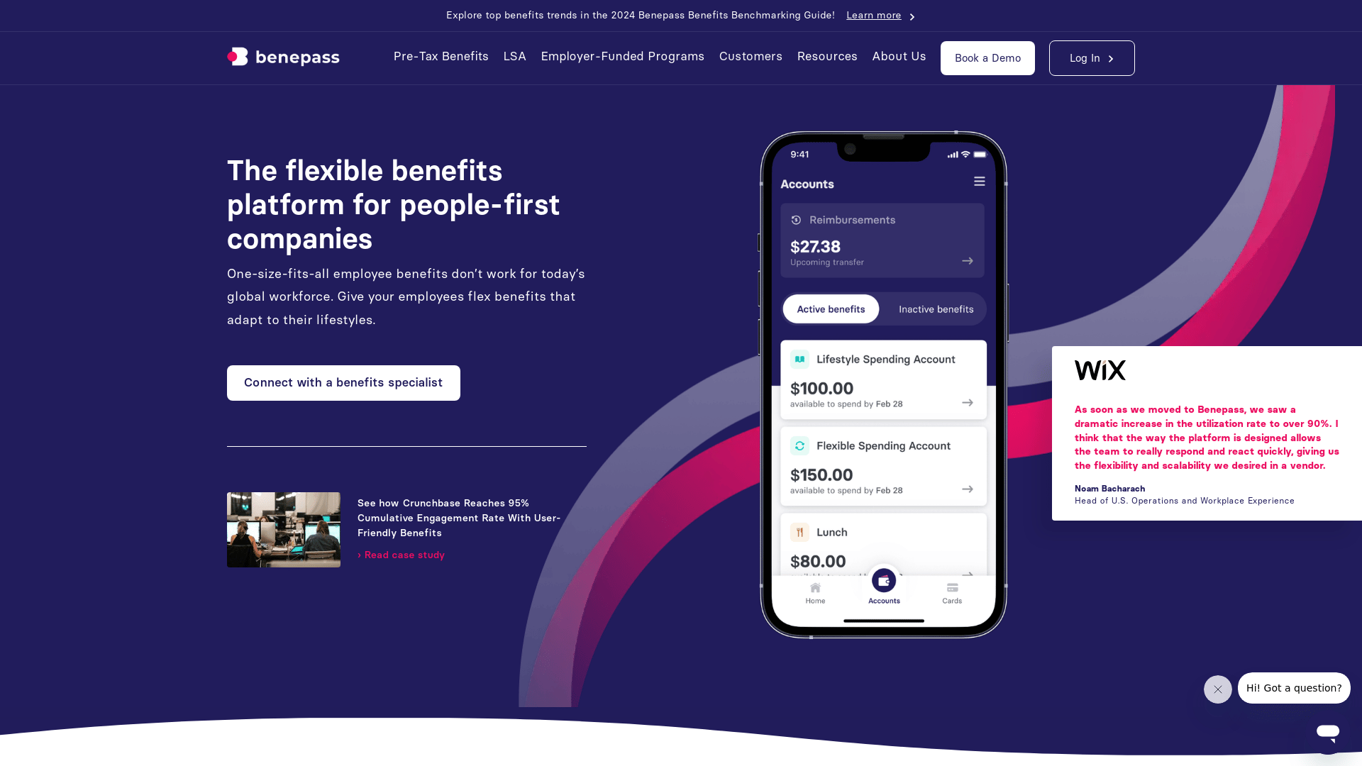 Benepass benefits page