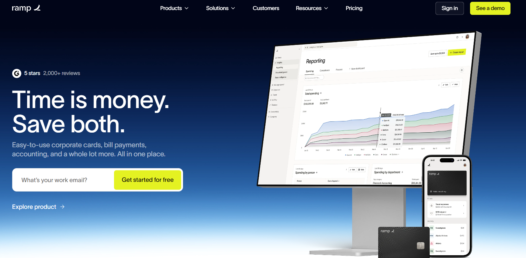 Ramp homepage