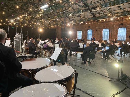Diamond Fanfare (rehearsal) | Grimethorpe Colliery Band, David Thornton, Elsecar Heritage Centre | 2021