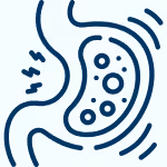 Icon of a stomach rumbling