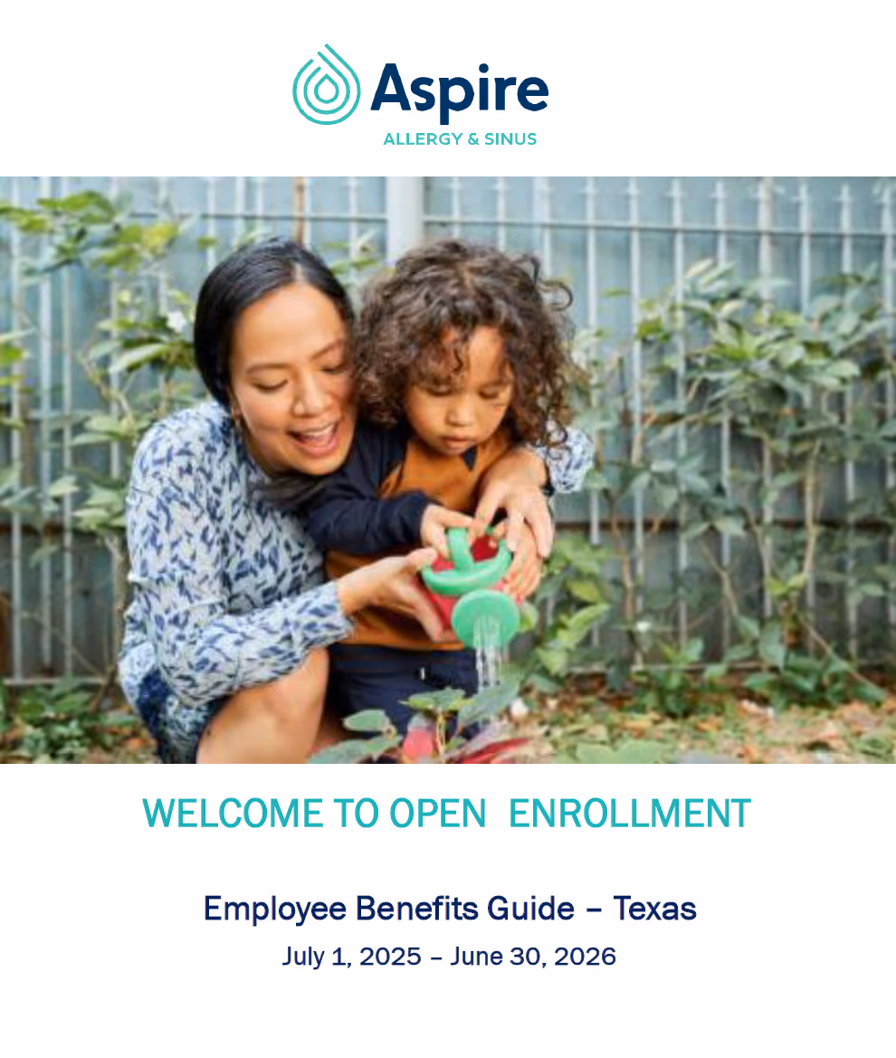 Aspire Benefits 2025-2026 PDF Image