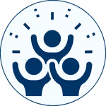 Icon of people celebrating