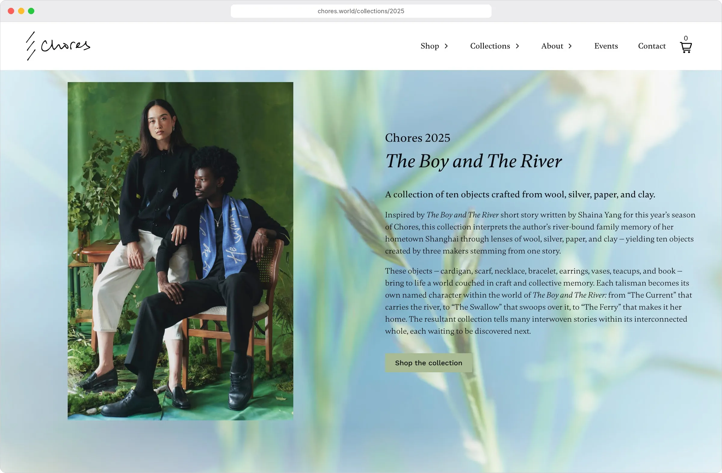 Chores 2025 collection page