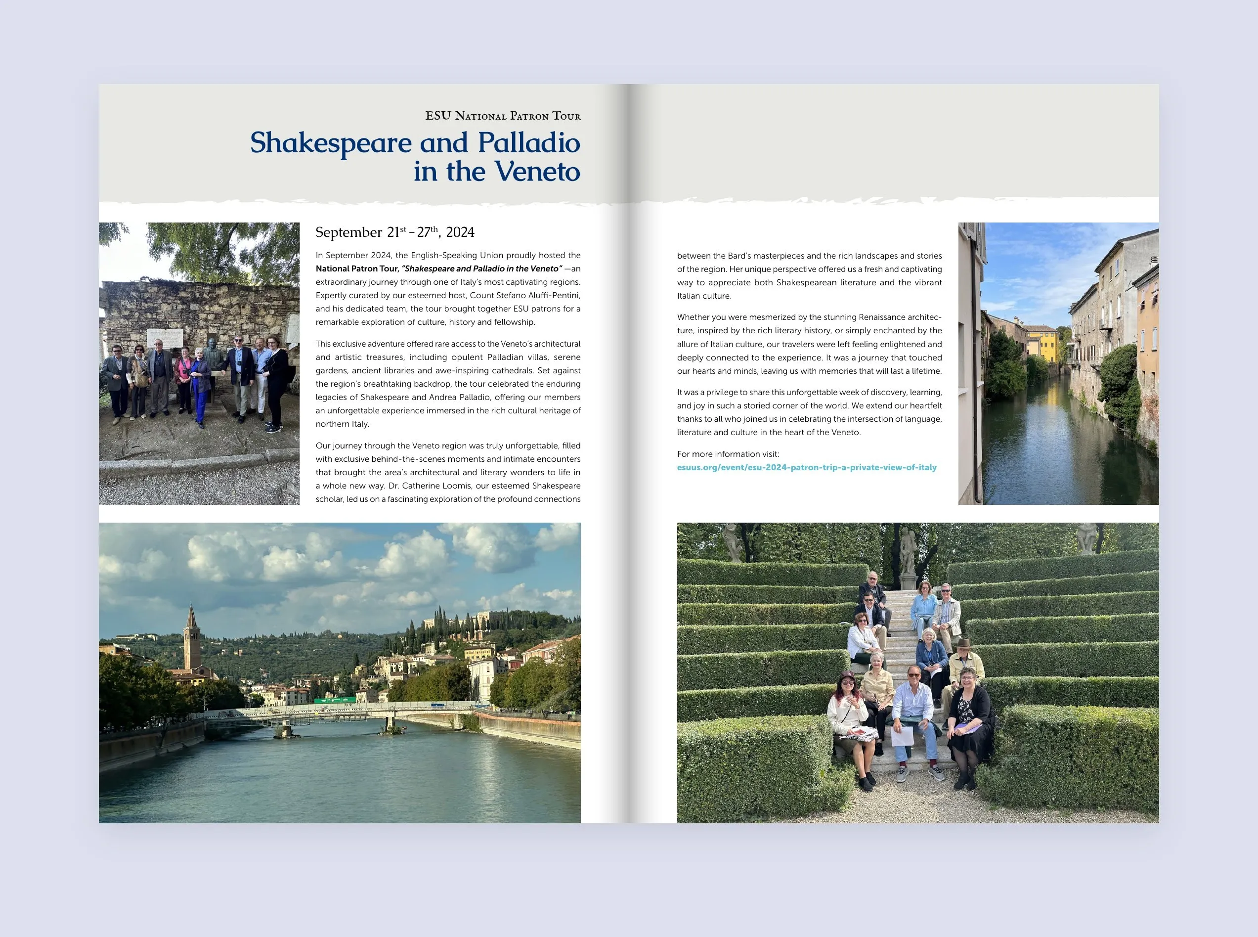 Shakespeare and Palladio in the Veneto spread