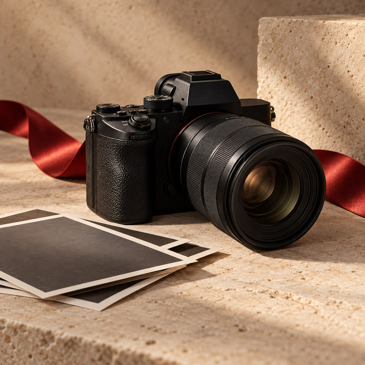 Conceptual service graphic of a photography camera