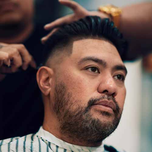 Customer in Barbershop in Wollongong NSW