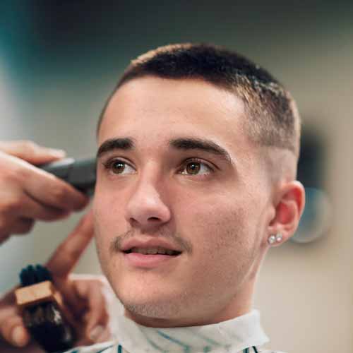 Customer in Barbershop in Wollongong NSW