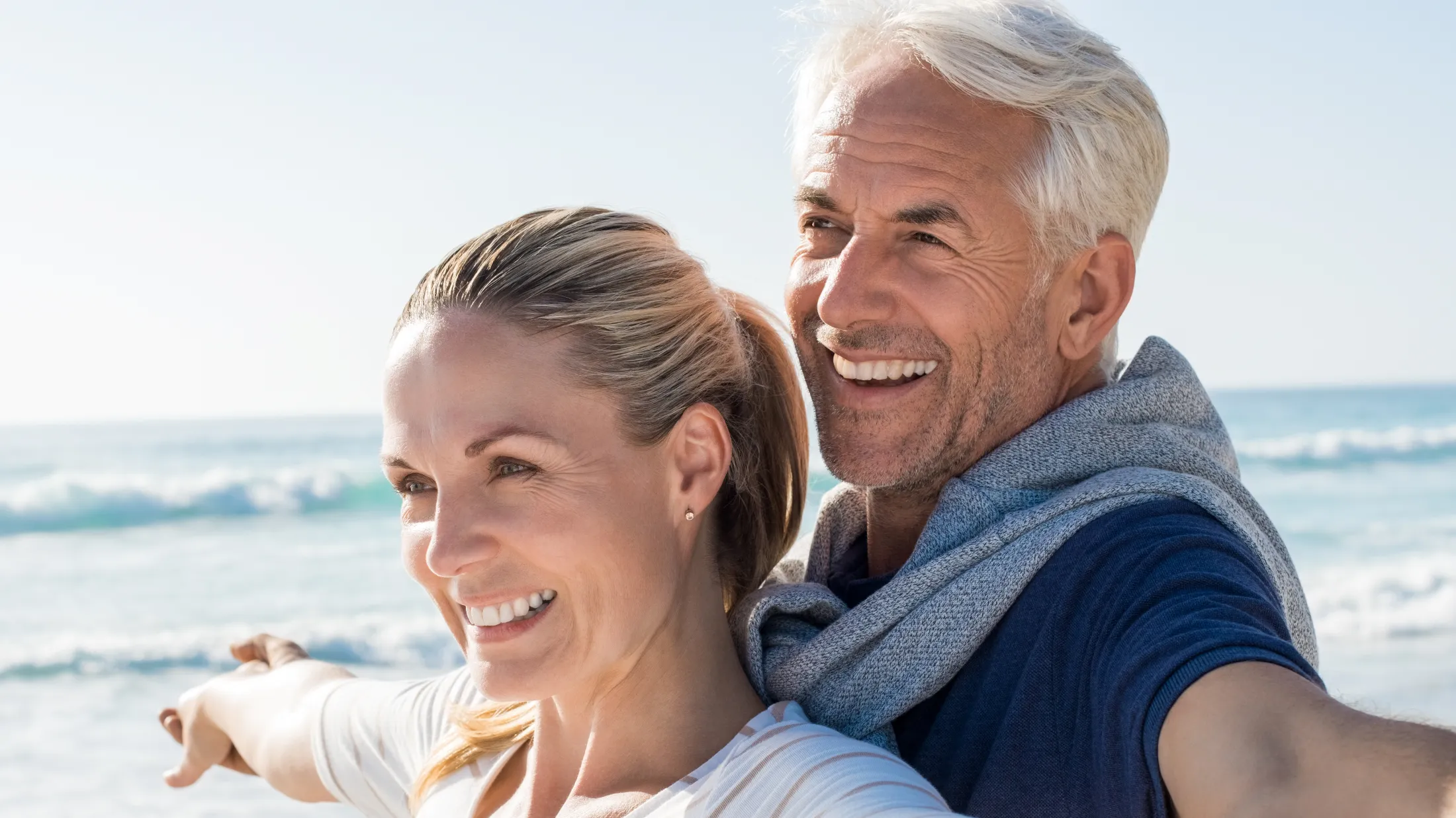 Älteres glückliches Paar.