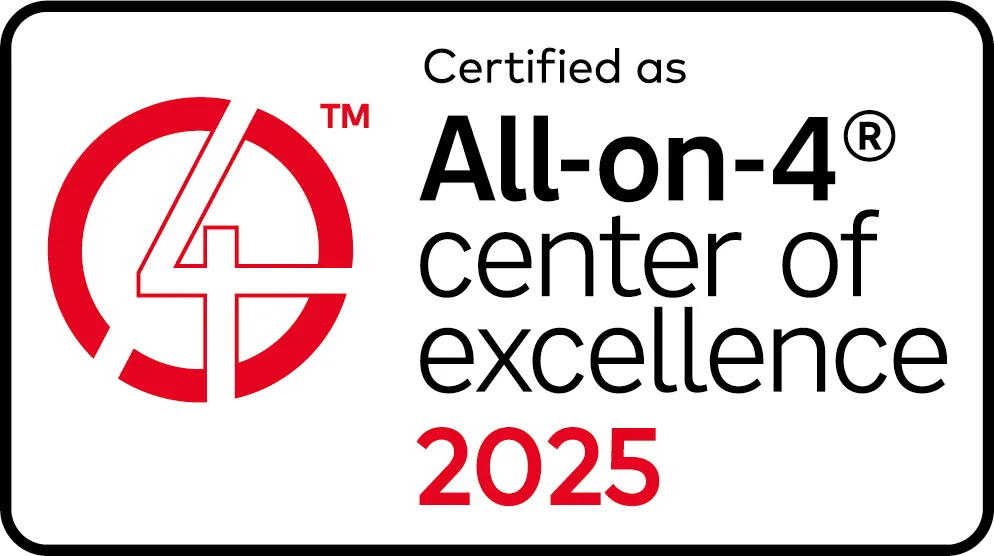 Siegel All-on-4 Behandlungskonzept Excellence Center 2022