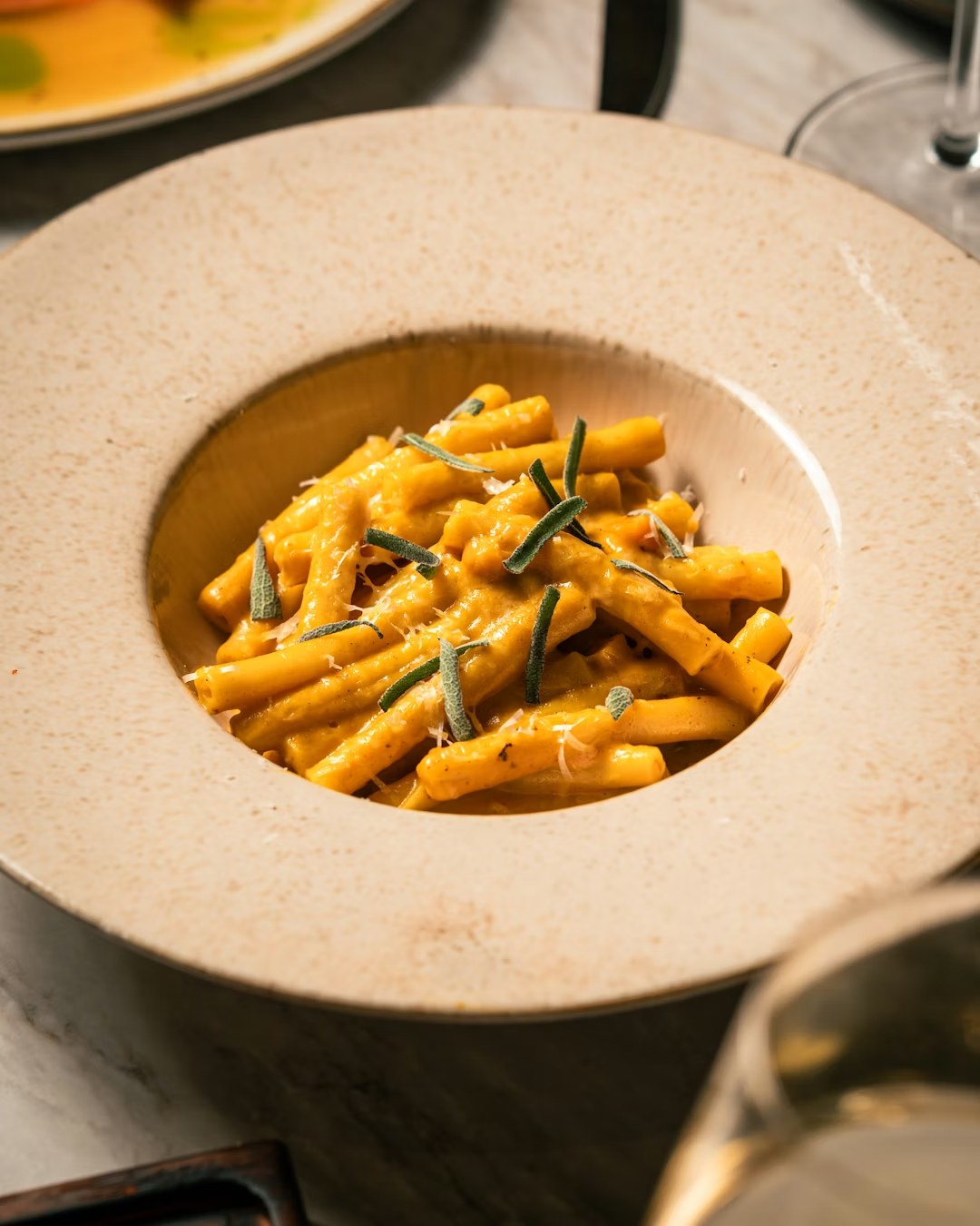 Pasta dish at AMAVI New York