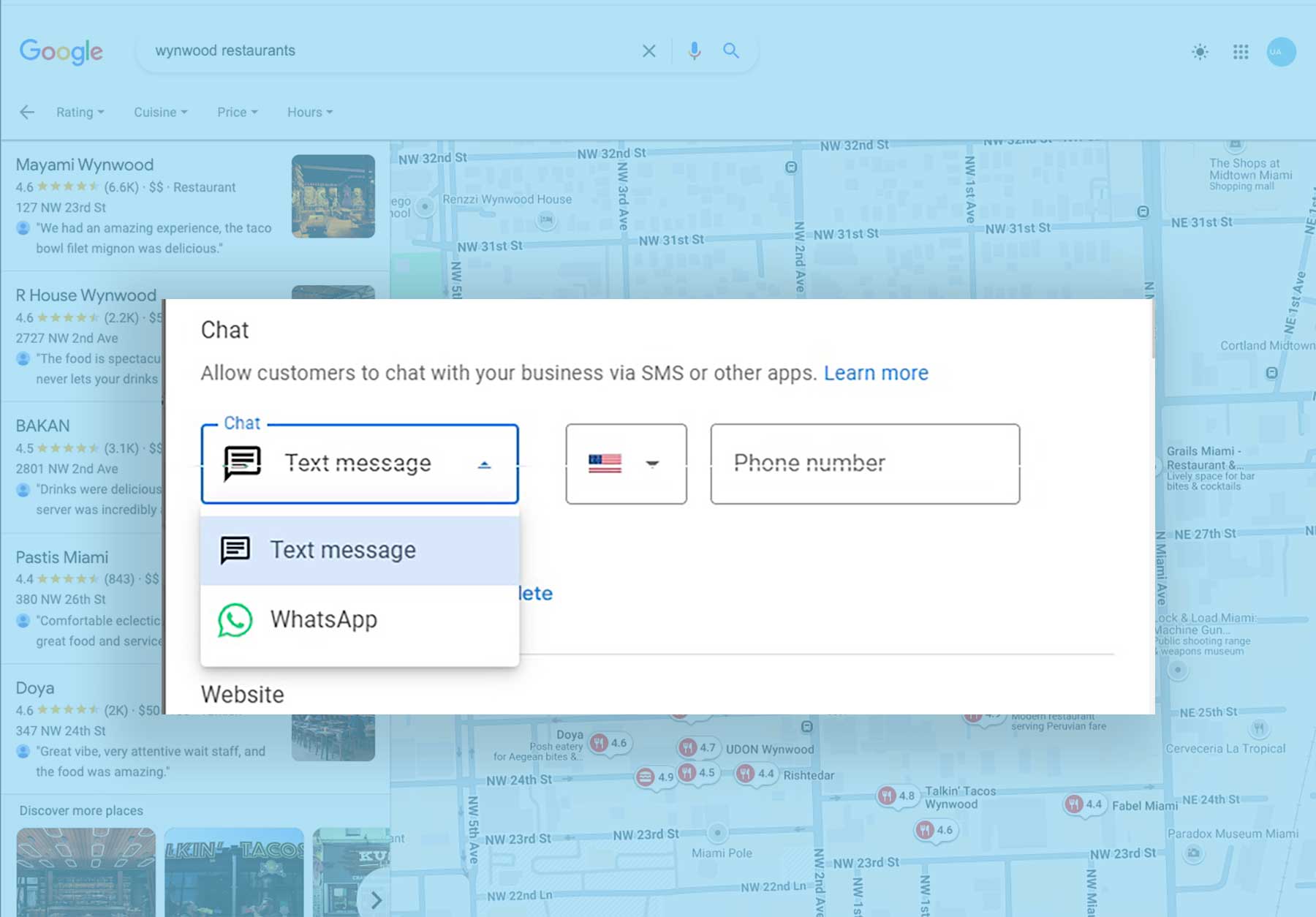 Google Business Profiles Introduce SMS and WhatsApp Chat: What Business Owners Need to Know
