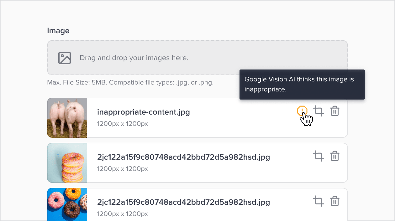 Pre-Upload Content Safety Check for Social Posts