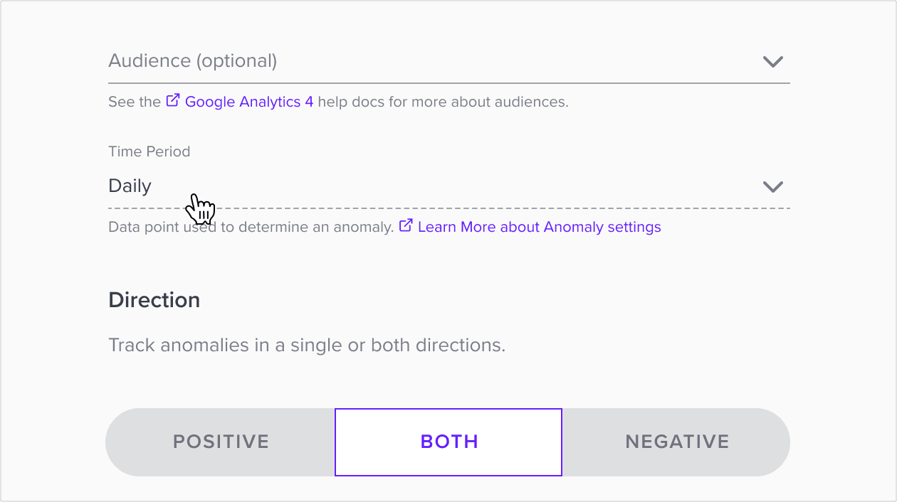 Anomaly Detection Time Period Auto-Selection