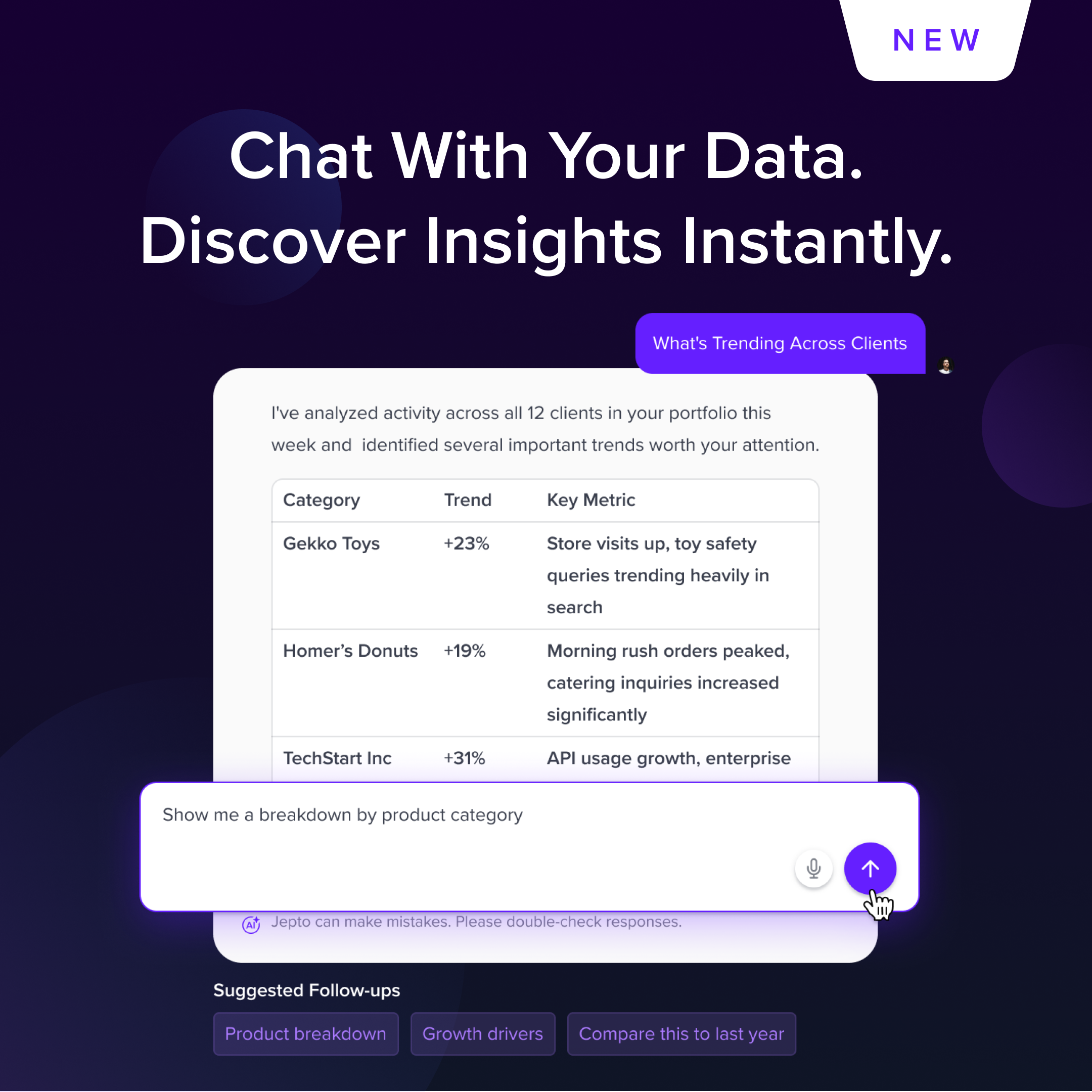 Data Chat is now available