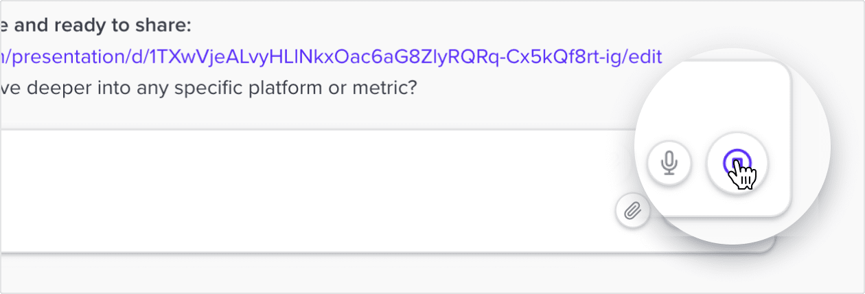 Data Chat: Stop Generation