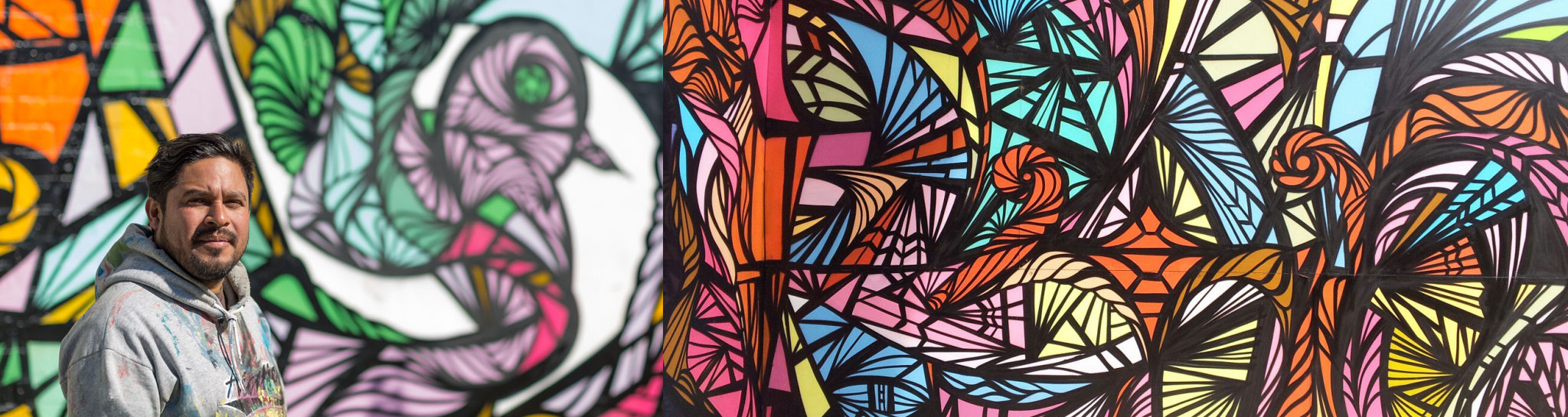 Street Artist Daniel Anguilu Covers H-Town With Love…and Paint
