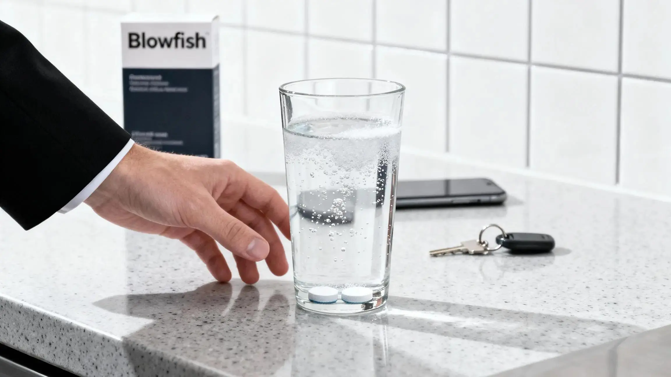 Blowfish for Hangovers tablets—effervescent hangover pills Canada for fast relief