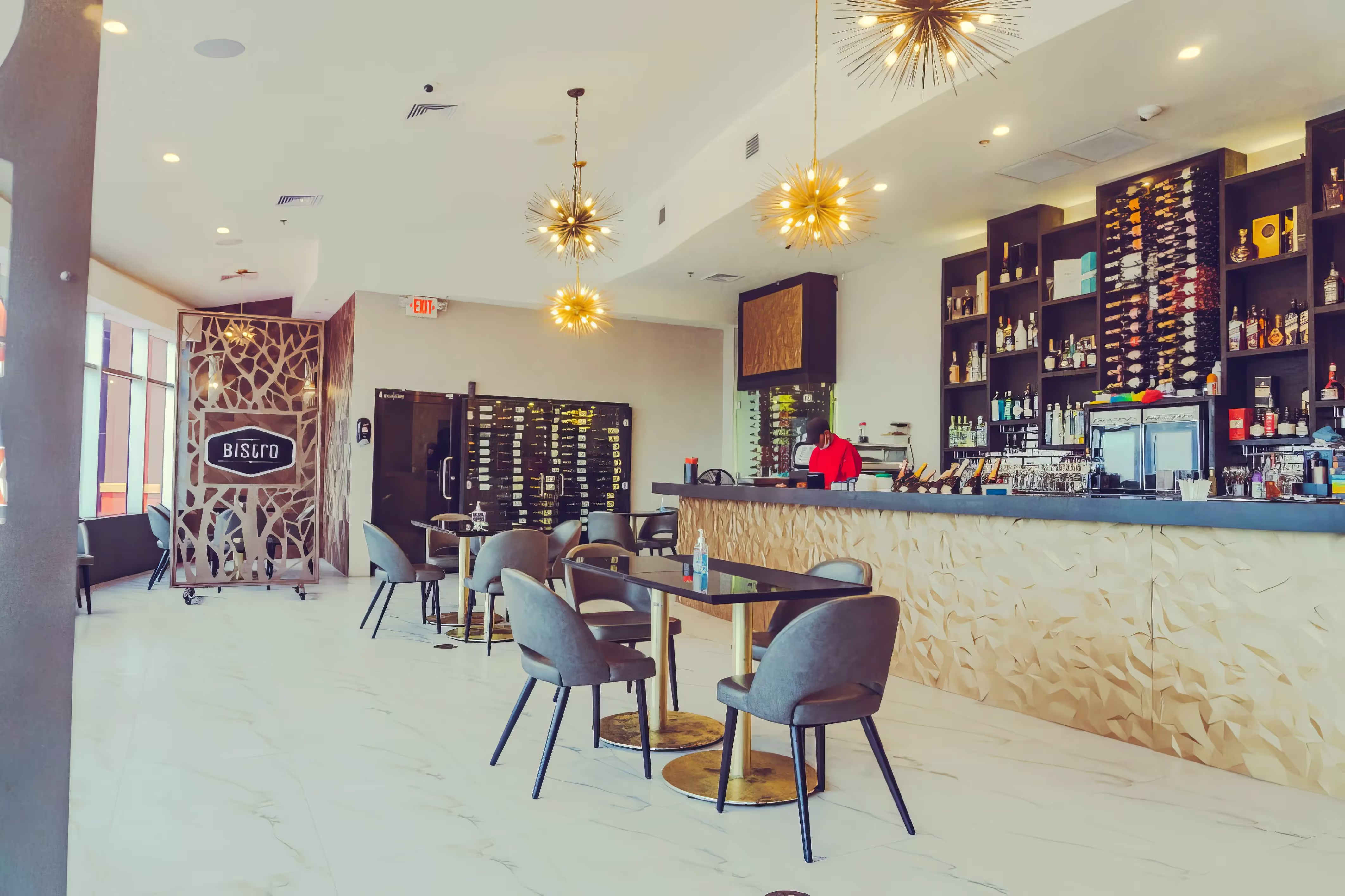 Restaurant dining area
