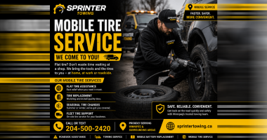 Mobile Tire Service in Winnipeg