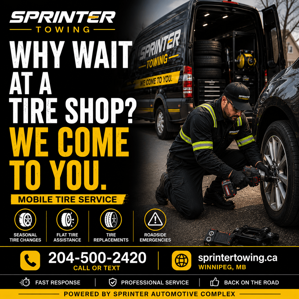 Why Wait at a Tire Shop?