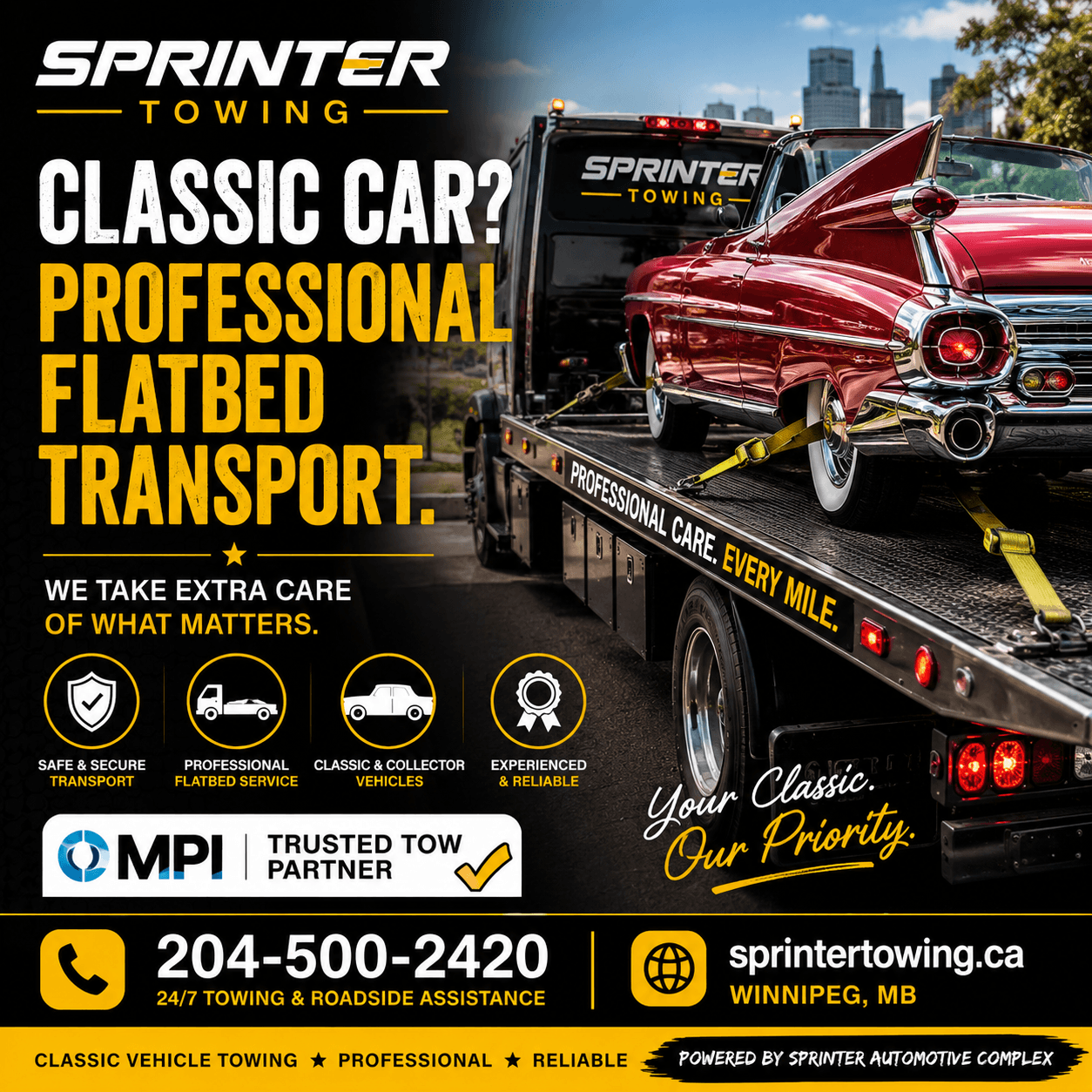 Your Classic Car Deserves Professional Transport