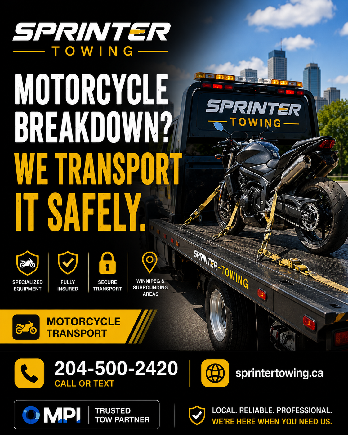 Motorcycle Transport Done Right