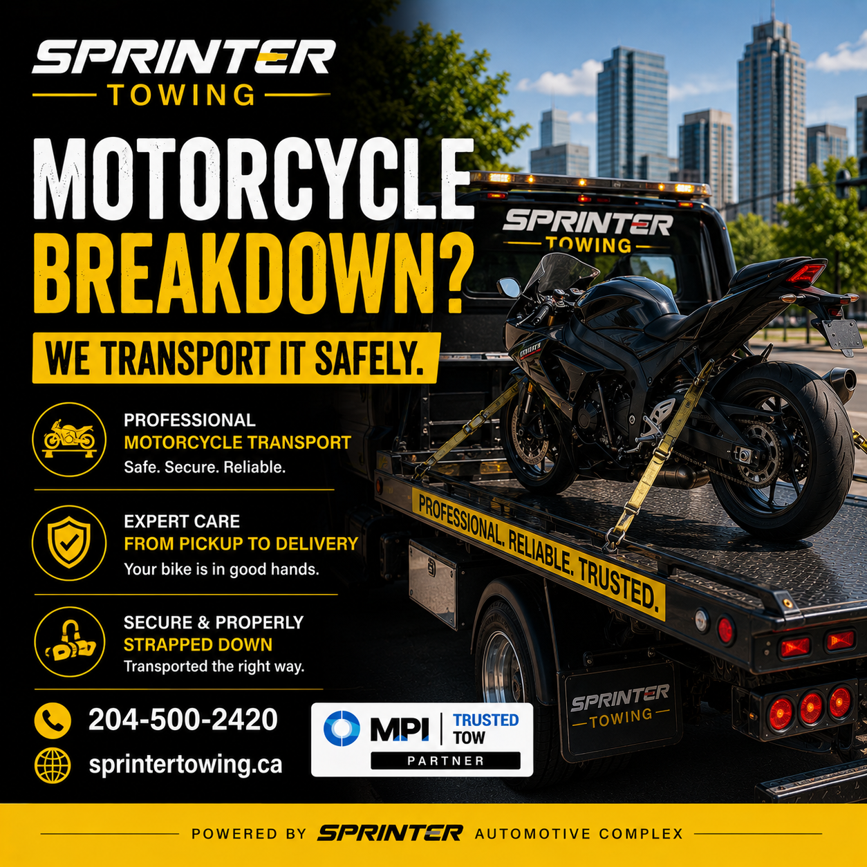 Motorcycle Transport Done Right
