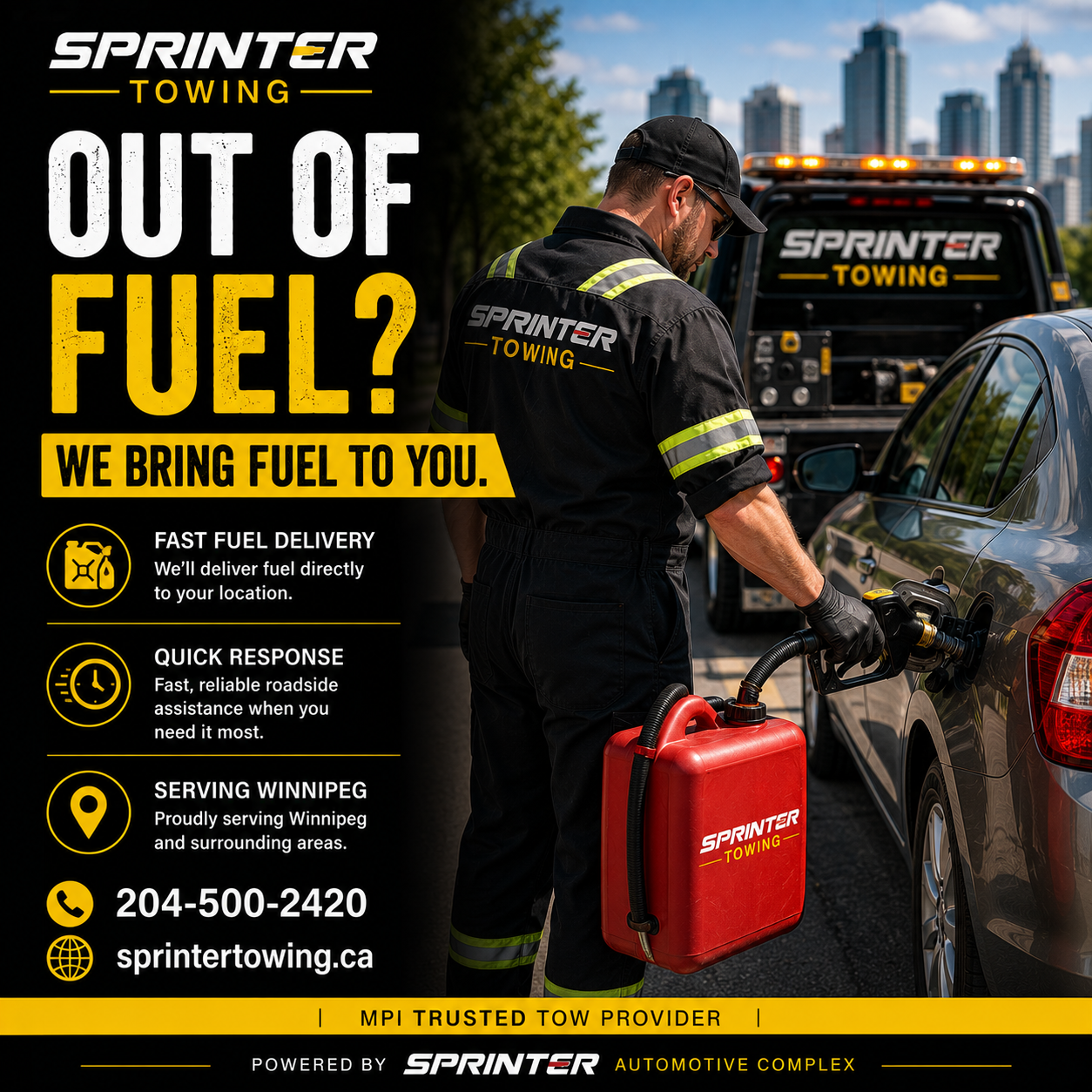 Ran Out of Fuel? We Can Help