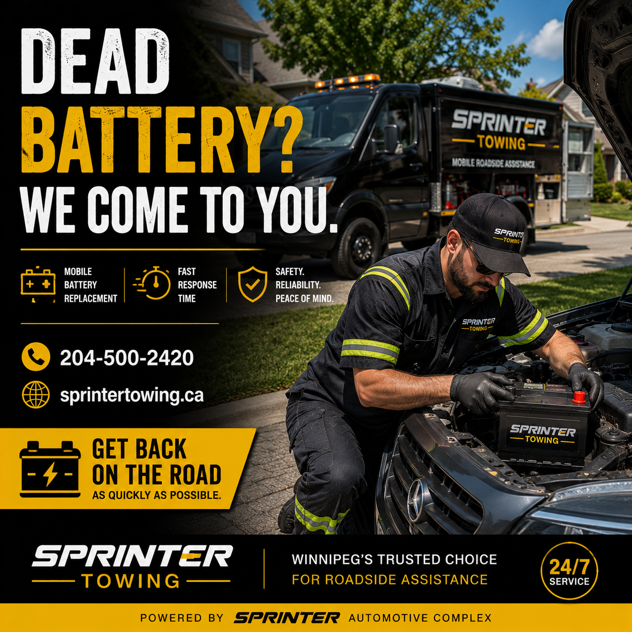 Dead Battery? We Come to You.