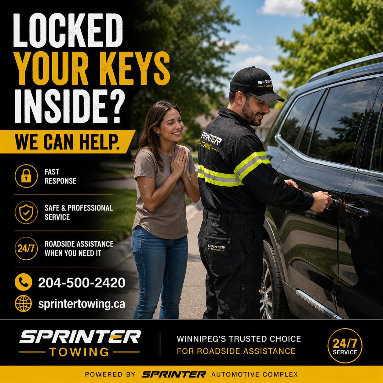 Locked Out of Your Vehicle? We Can Help.