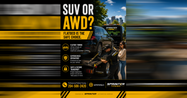 Why Flatbed Towing Is Best for SUVs & AWD Vehicles