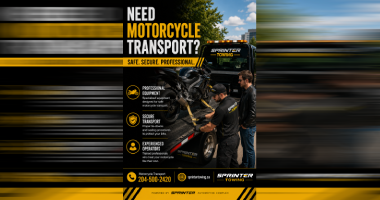 Professional Motorcycle Transport in Winnipeg