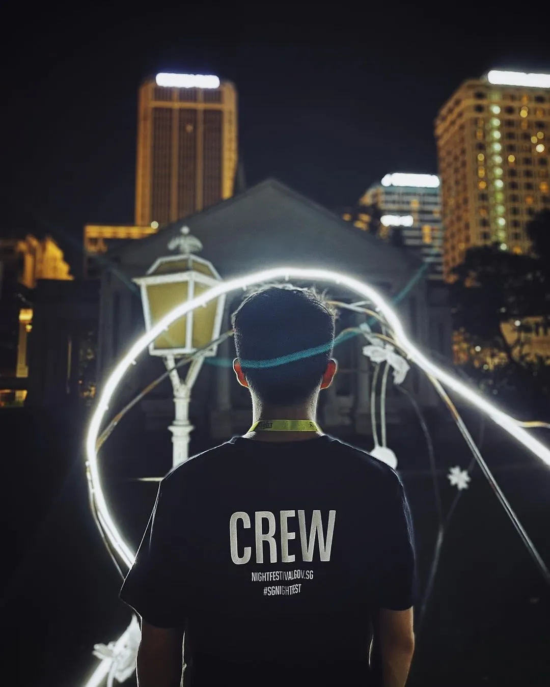 Event crew wearing the event shirt