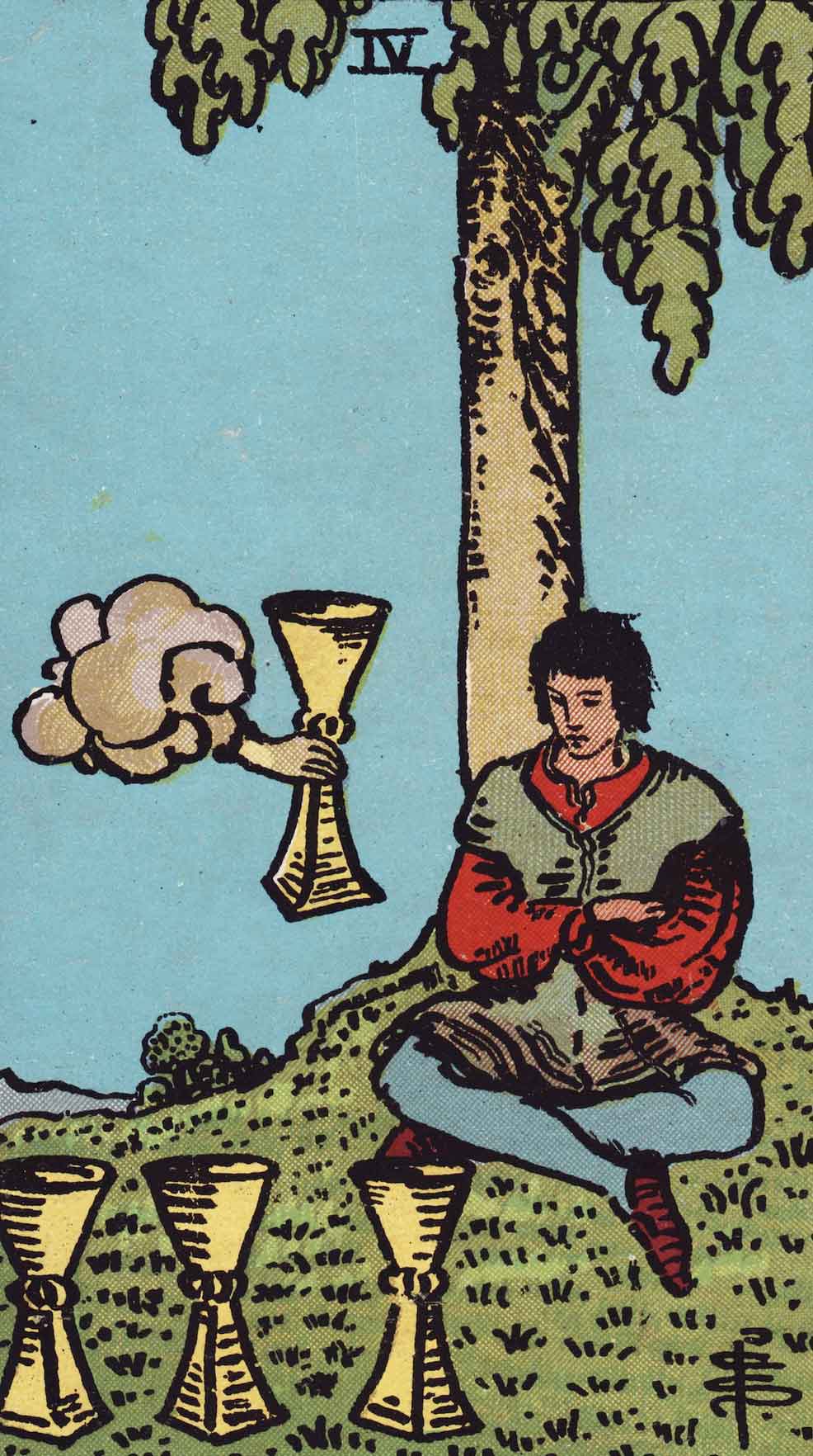 Four of Cups Tarot Card