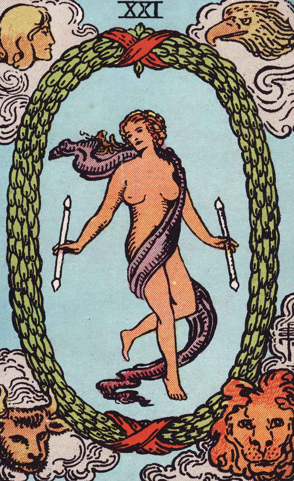 The World Tarot Card