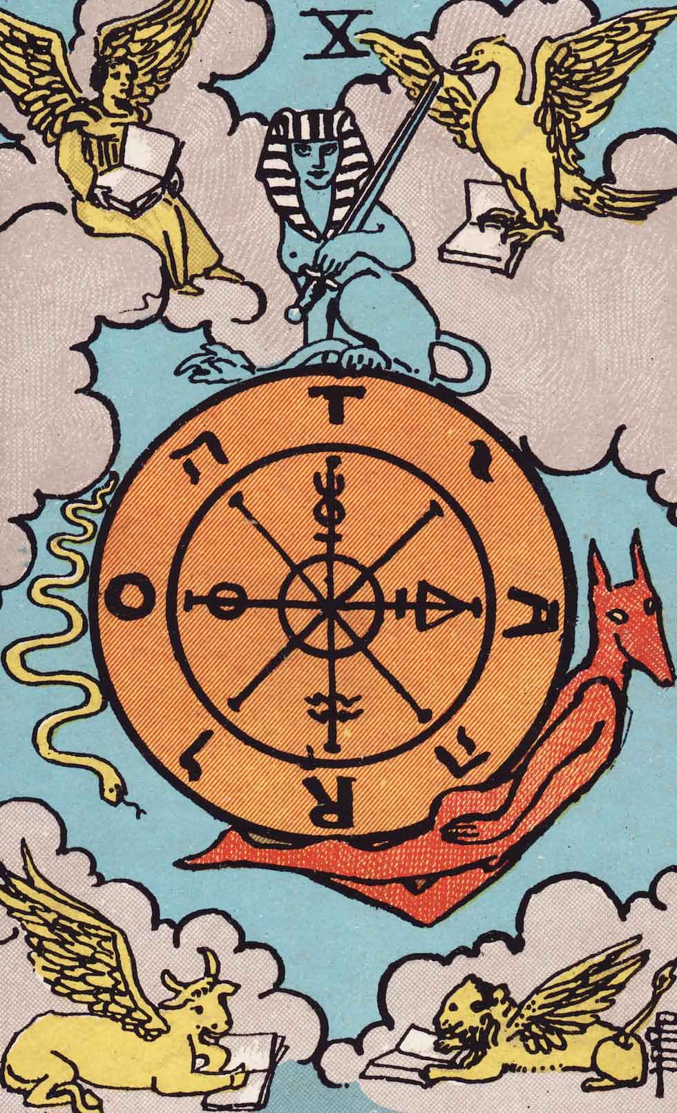 Wheel of Fortune Tarot Card
