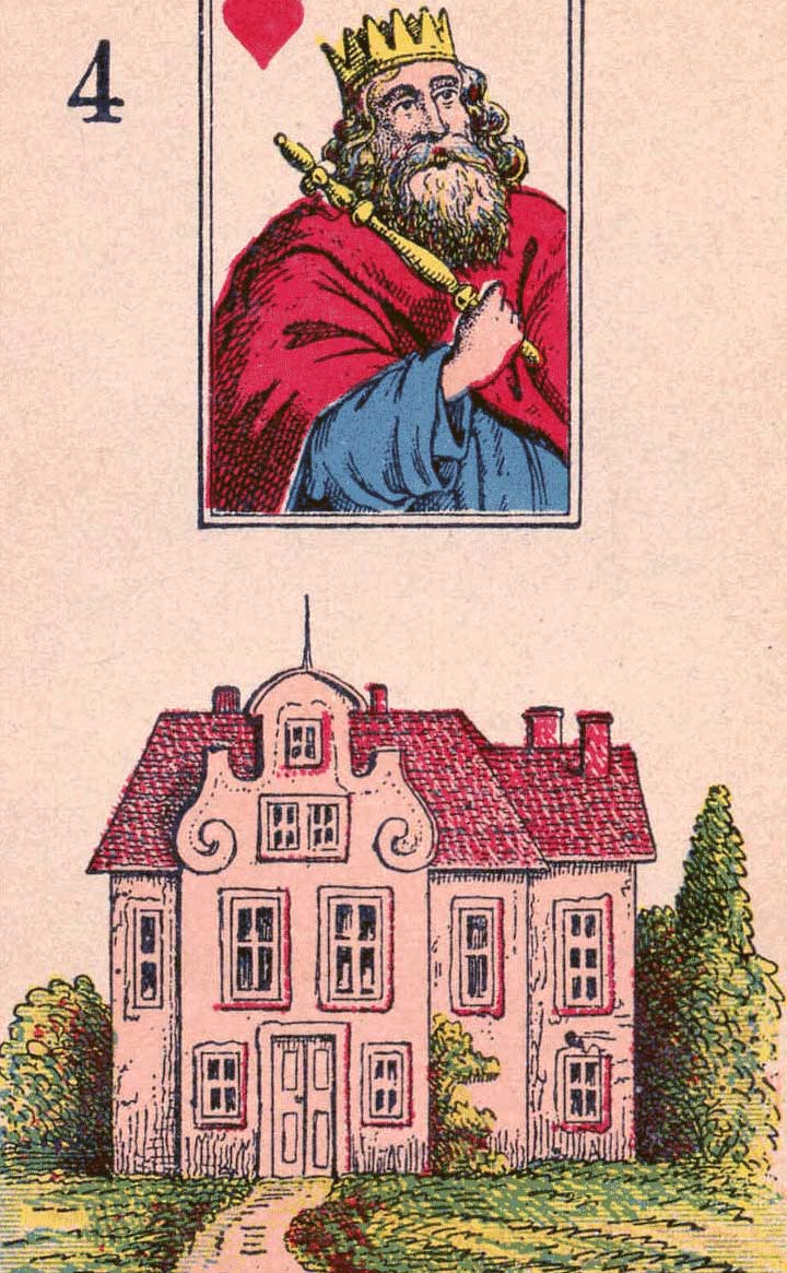 Lenormand 4 House Card