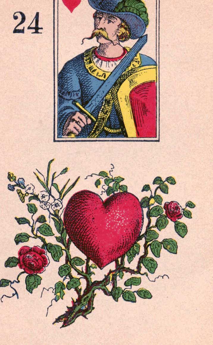 Lenormand 24 Heart Card