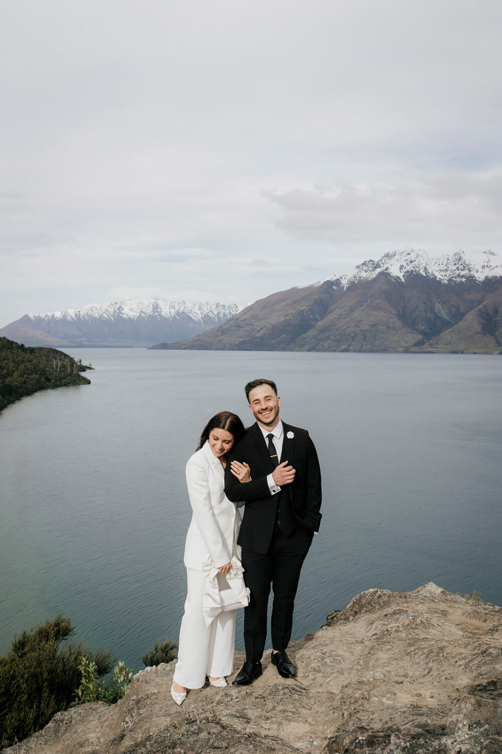 Bobs Cove Queenstown elopement photography