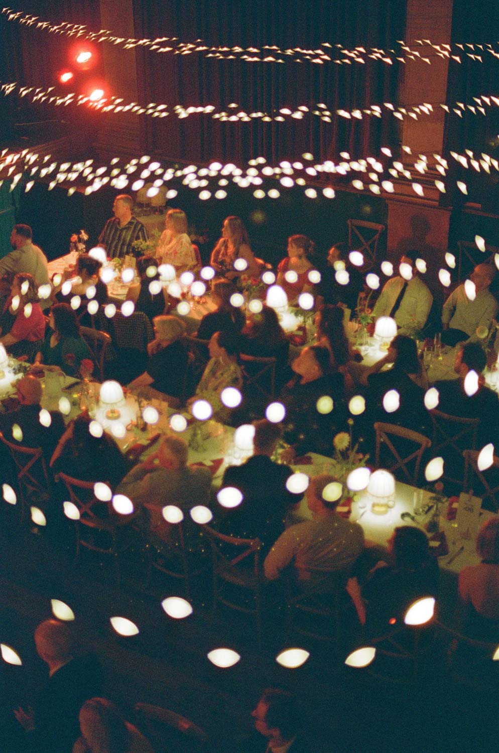 The Hollywood Cinema Avondale wedding reception shot on film