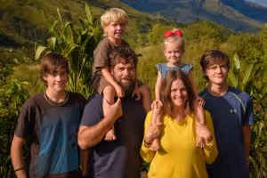 Wes and Penny Chappell family in Kenya