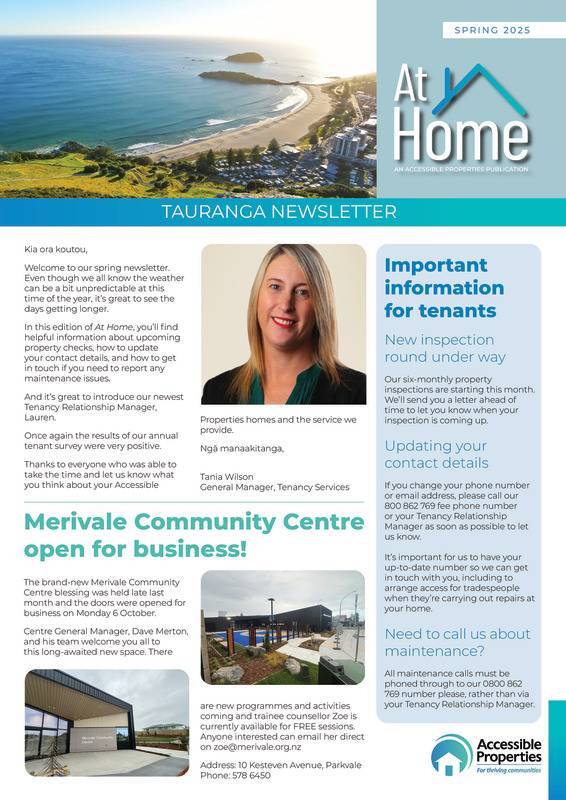 Tauranga - Spring 25 front page