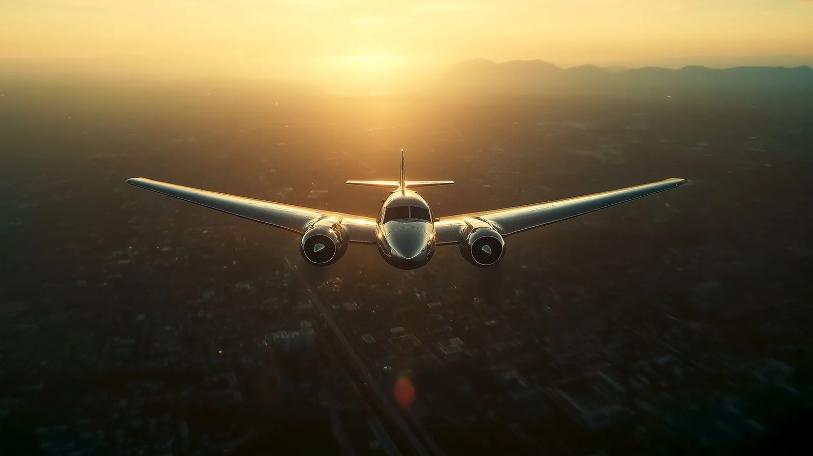 Side view of The Hamptons at night