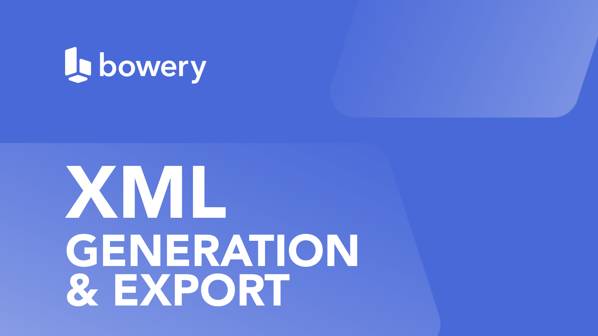 Cover: xml generation