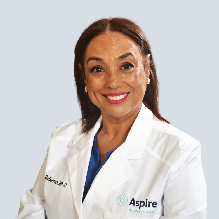 Head shot of Ana Gutierrez, NP-C, MSN, Aspire Allergy & Sinus physician