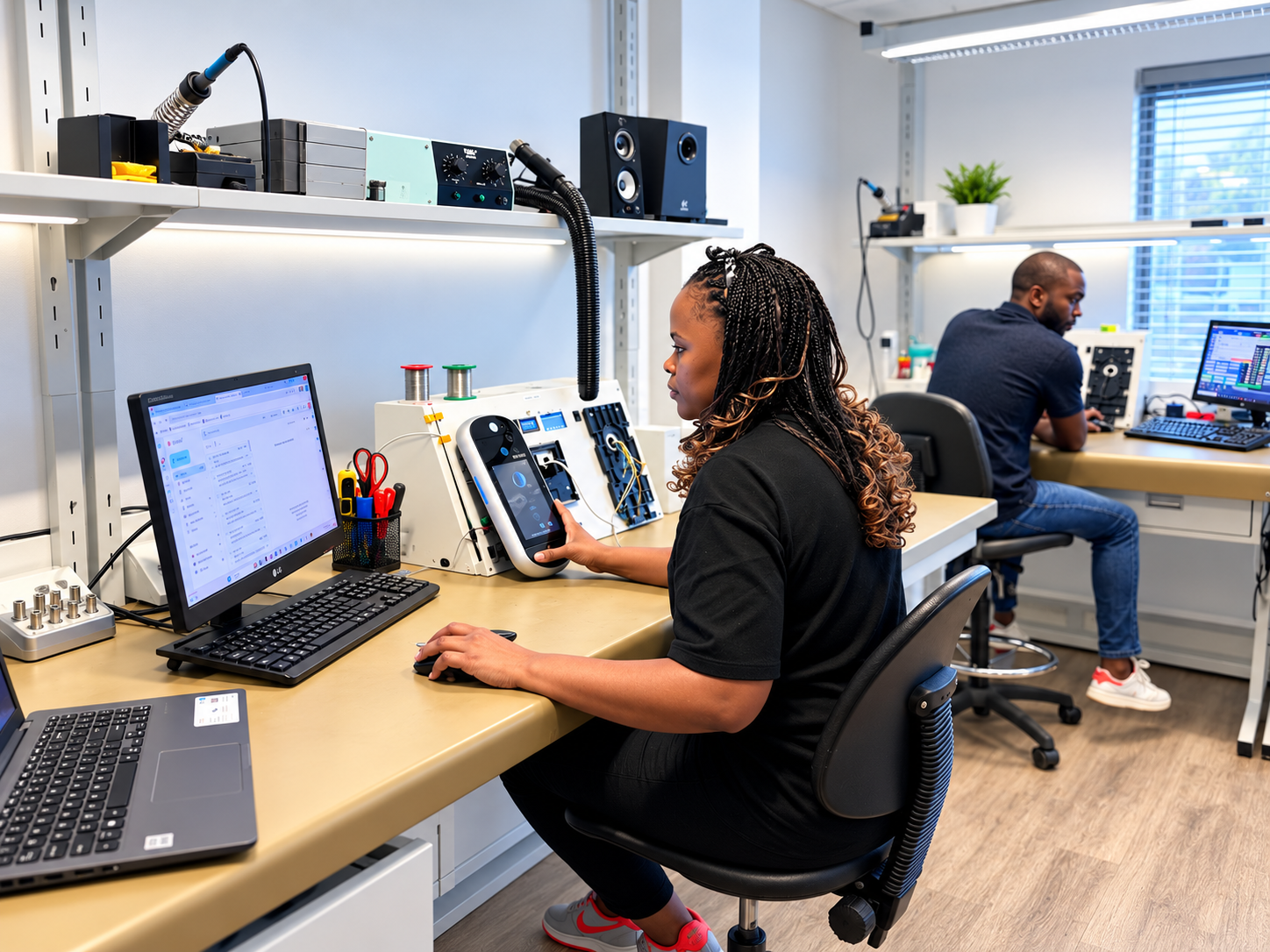 Ideco biometric repair centre and technical workbench