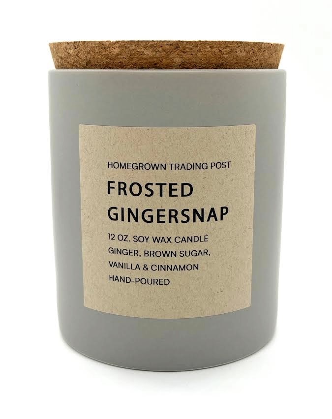 Frosted Gingersnap - Soy Wax Candle