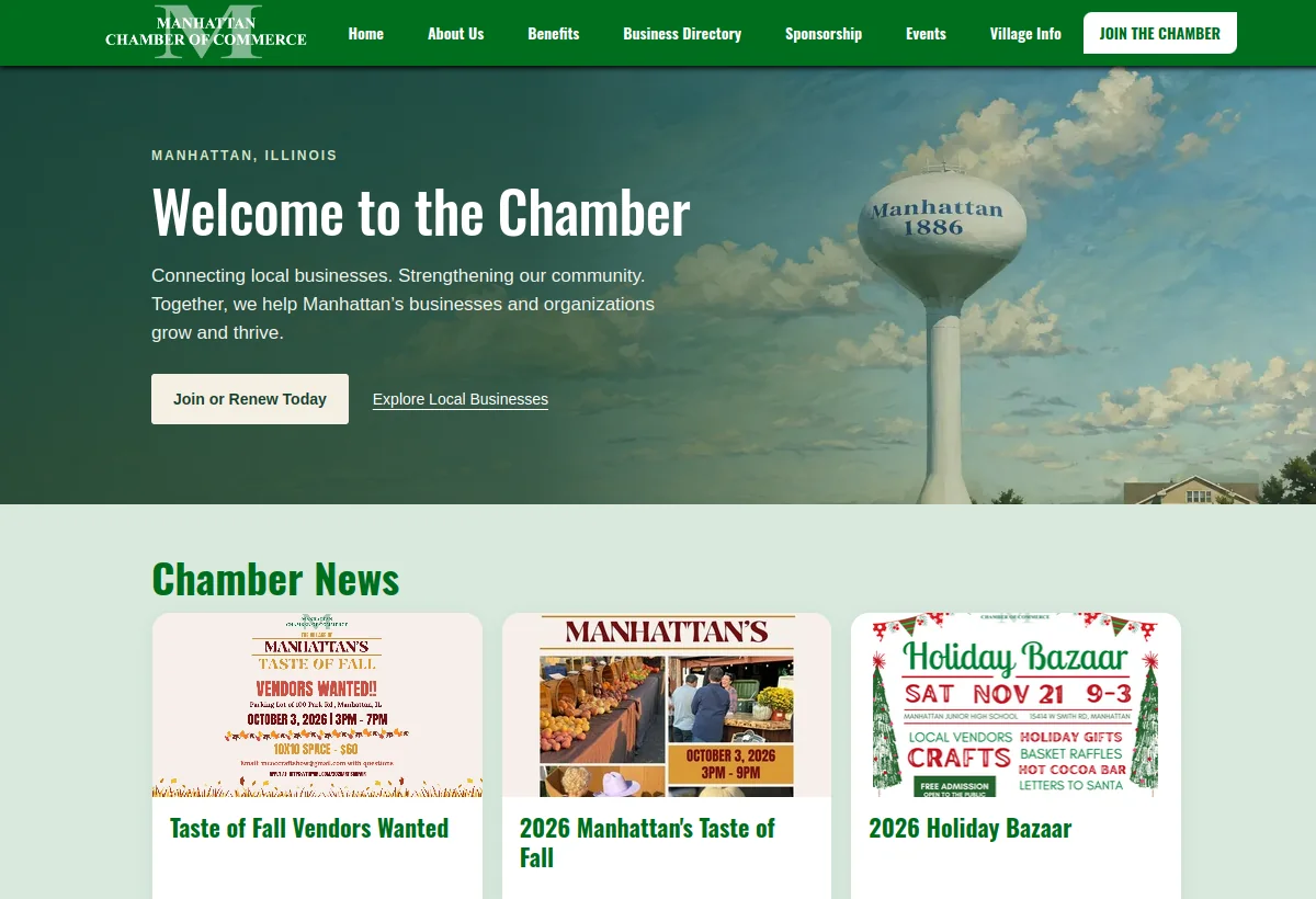 Manhattan Chamber of Commerce project preview
