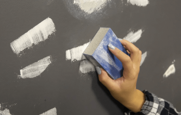 Sanding exsisting painted wall