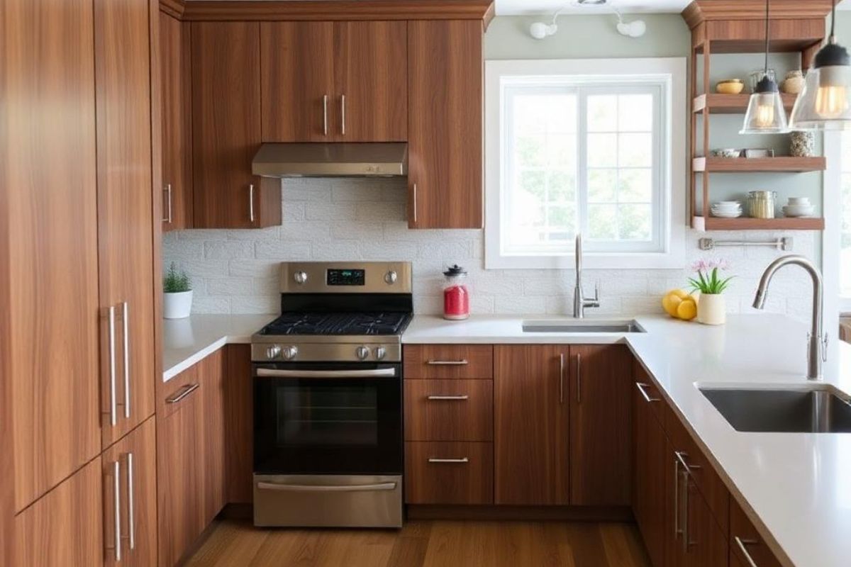 Natural Walnut Cabinets: Beautiful, Organic Kitchen Inspiration